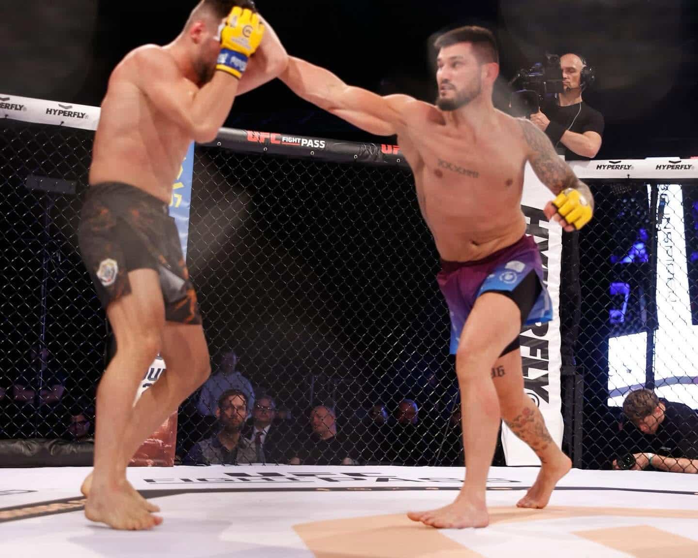 video, foto / Medieșeanul Andreas Binder, tot mai aproape de UFC după cel mai important meci din cariera sa