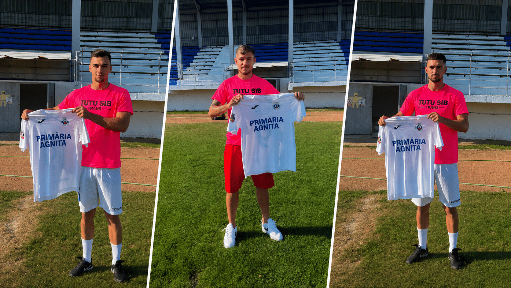 (foto) AFC Agnita, trei transferuri pentru noul sezon. Doi dintre jucători vin de la ACS Mediaș