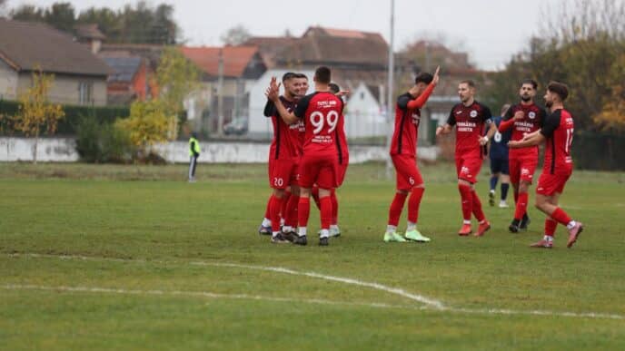 bucurie fotbalisti sibiu